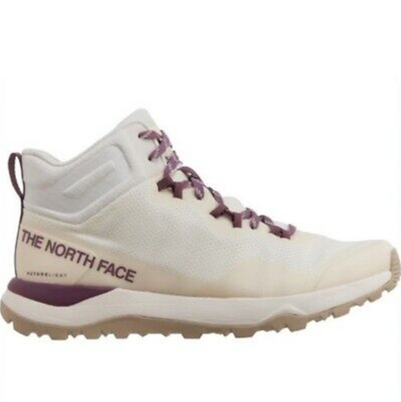 The North Face Shoes - North Face Activist Mid Fiturelight Gardenia White/Pikes Purple Boots